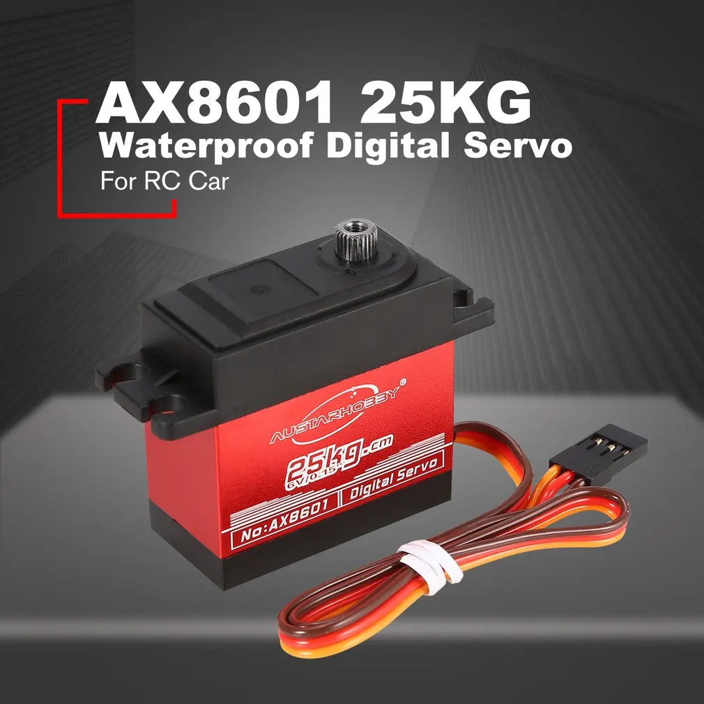 2019 AUSTARHOBBY AX8601 4 8 6 0 в 25 кг 15 сек/60 водонепроницаемый крутящий момент полностью