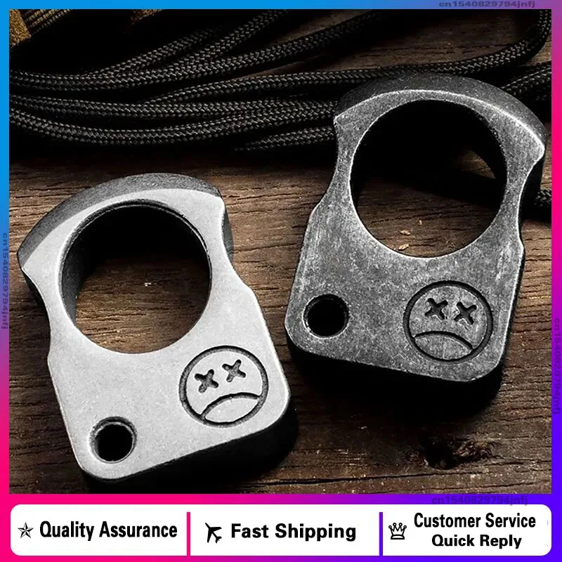 

Alloy Steel Outdoor Survival Tactical Tool Multifunctional Ring Pendant Ring Pendant Window Breaker Girls'self-defense equipment