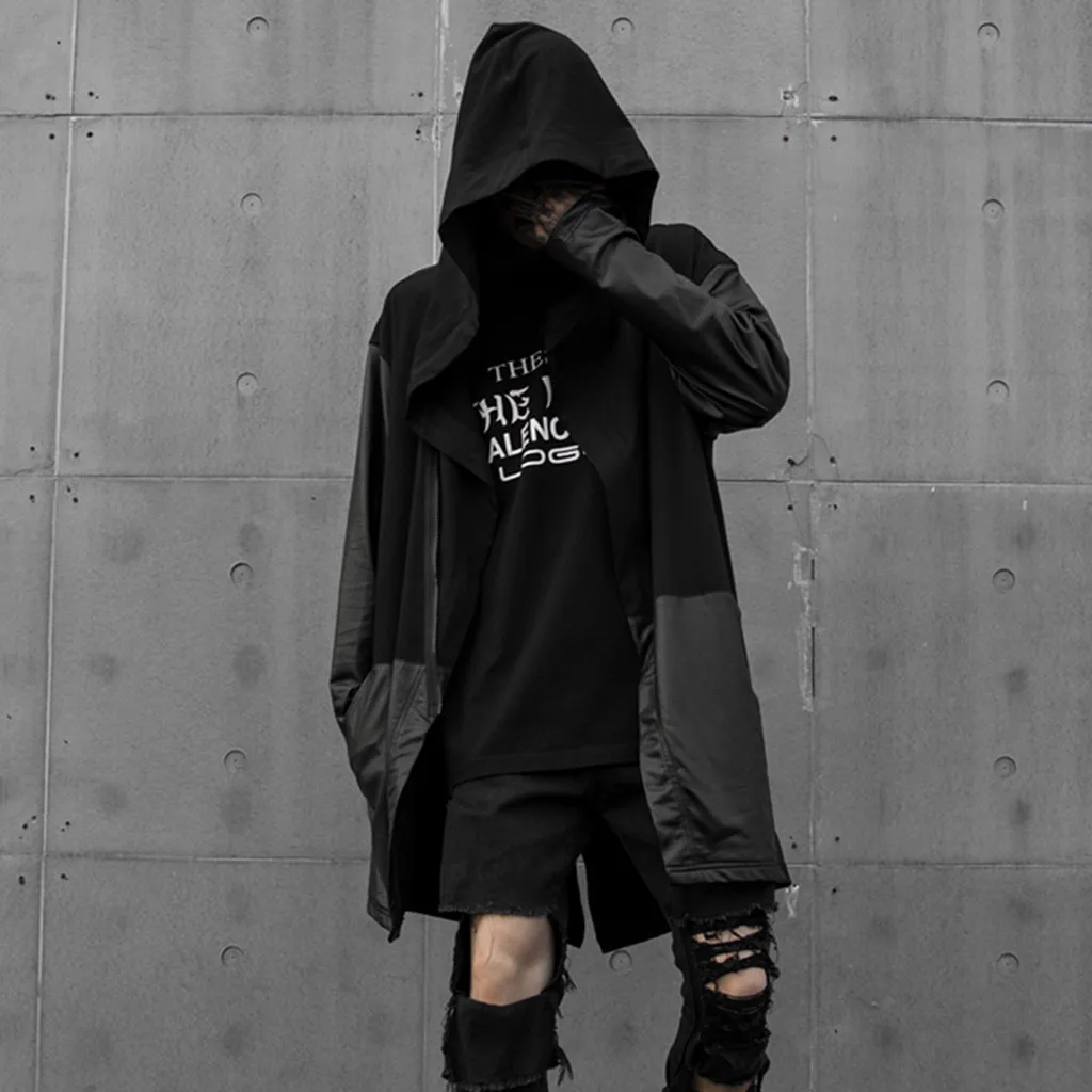 Мужская молния мужской пуловер с капюшоном зимний теплый трикотаж длинный рукав