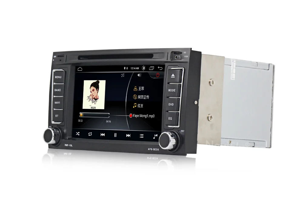 Navifly Android9.1 RDS 32G rom 2G ram Автомобильный мультимедийный плеер для Volkswagen VW Touareg T5(2002-2010) с 4G wifi радио DVR BT