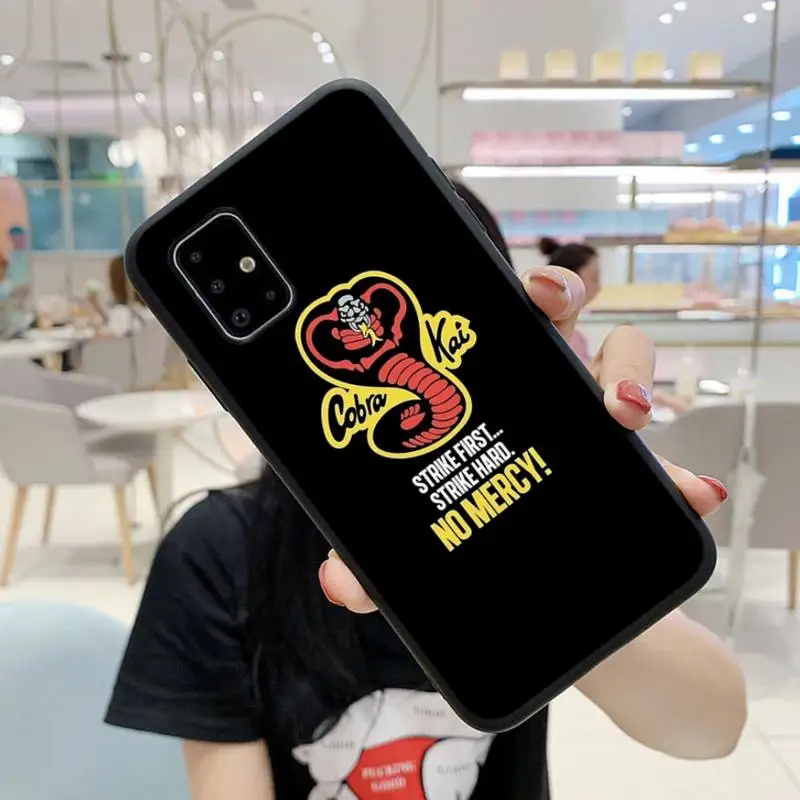 

cobra kai snake Phone Case For Samsung A6 A7 A8 A10 A11 A20 A21 A30 A31 A40 A50 A70 A80 A91 Plus S E Cover