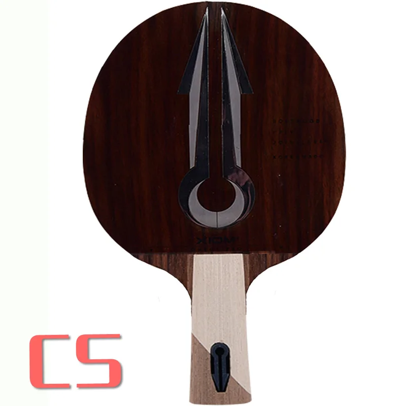 penhold short CS XIOM OMEGA PRO(7 деревянная древесина, OFF~ OFF+) ракетка для настольного тенниса ракетка для Пинг-Понга Летучая мышь Tenis De Mesa Paddle - Цвет: penhold short CS
