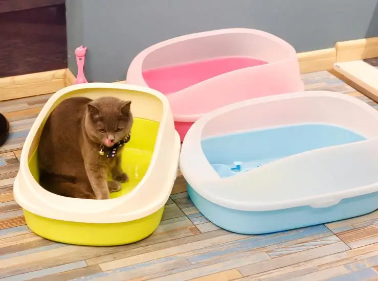 Туалет для домашнего животного собаки наполнитель кошачьего туалета коробка