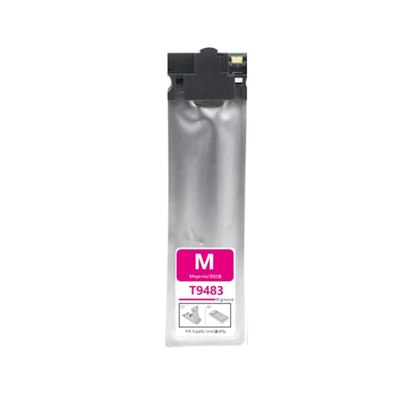 Мешок для пигментных чернил vilaxh T9481XL T948 T9481 - T9484 с чипом Epson персонал Pro WF-C5290 WF-C5790