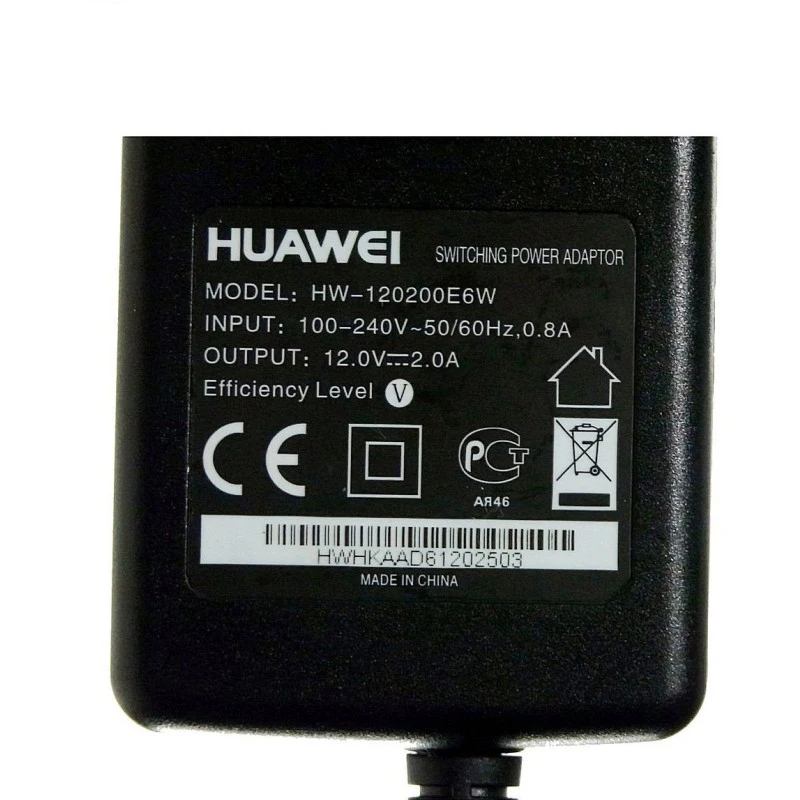 1PCS 12V2A AC 100V-240V power adapter DC 12V 2A Power adapter can work for Huawei CPE LTE Router , Home gateway and ADSL routers
