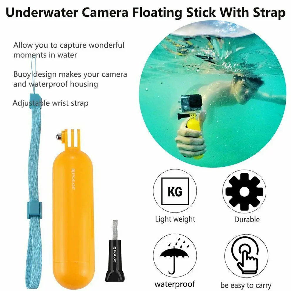 Оригинальная подводная камера PULUZ PU81 плавучие ручки ручной держатель с ремешком