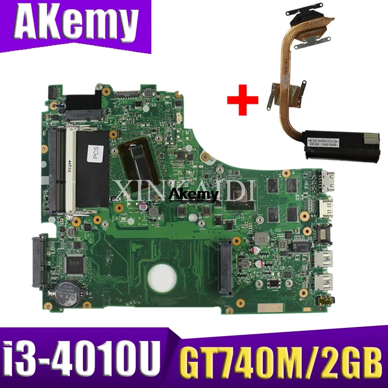 Материнская плата для ASUS X750JN X750JB X750J A750J K750J материнская ноутбука Mainboard процессор