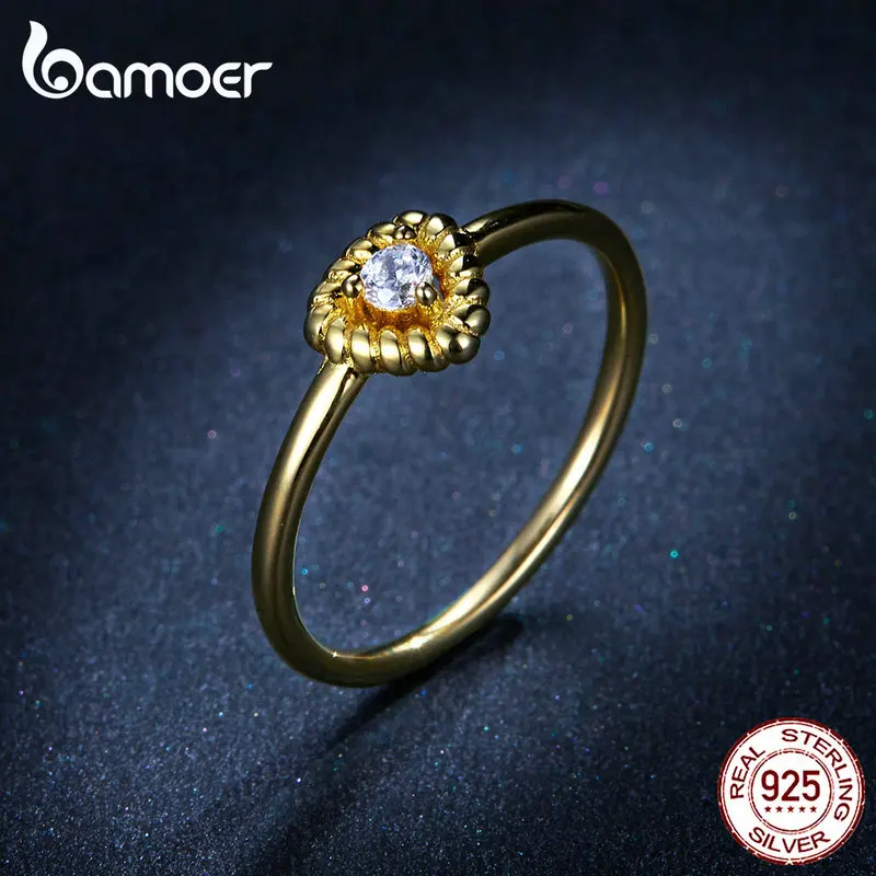 Bamoer, золото, цвет, серебро, 925, ювелирное изделие, новая мода, треугольное ожерелье, серьги-гвоздики, кольцо, ювелирные наборы для женщин, женские ювелирные изделия, ZHS169