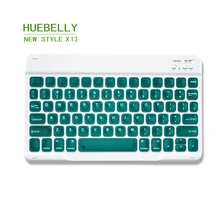 HUEBELLY X13 New Style Tablet Wireless Keyboard for Ipad  For Phone  IPhone  Samsung Waterproof Ultra-thin Bluetooth5G