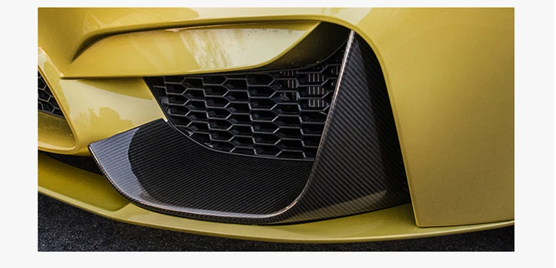 2 шт. разветвители для переднего бампера из углеродного волокна BMW 3 серии F80 M3 4 F82