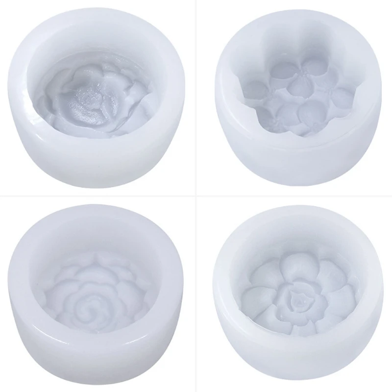 

8Pcs Flower Silicone Mold Fondant Baking Mold Gumpaste Flower Cookie Moldes Fondant Silicone Cake Decor Mould Sugarcraft