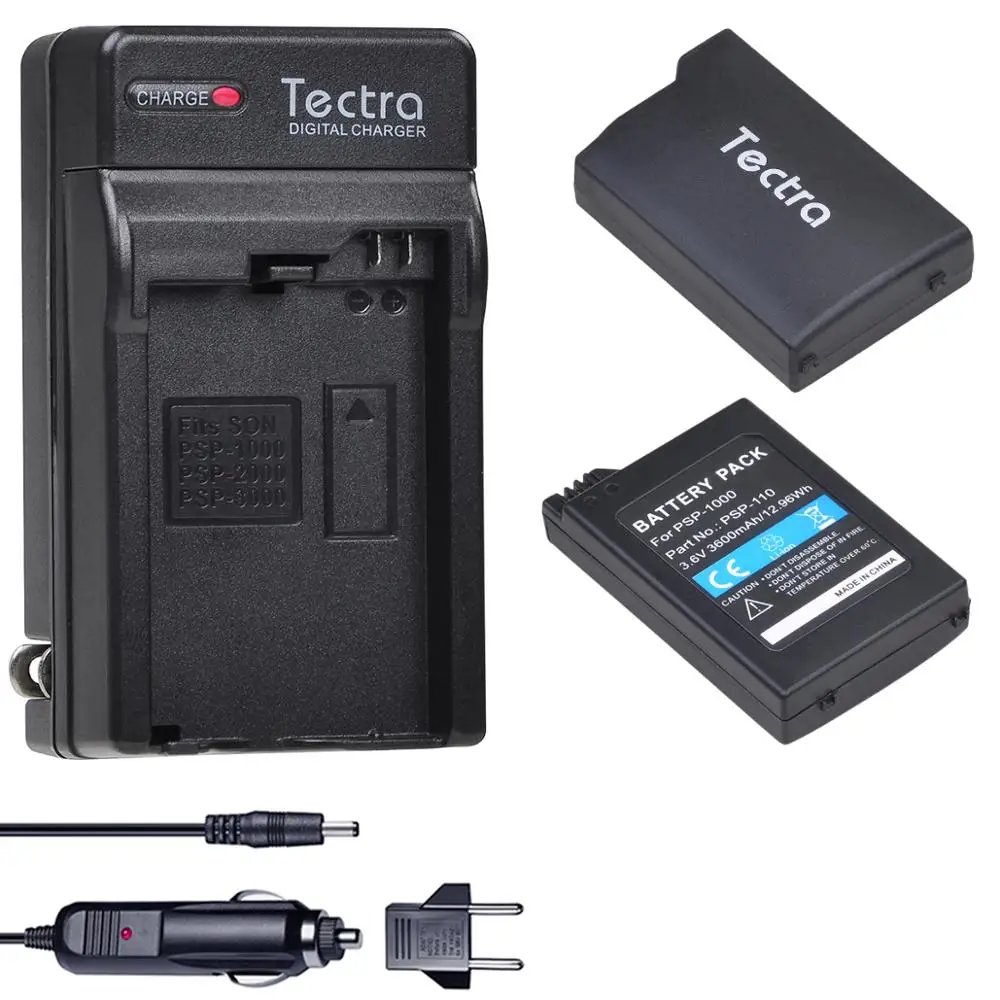 Игровая консоль PSP110 PSP1000 2 шт. аккумулятор + Цифровое зарядное устройство для