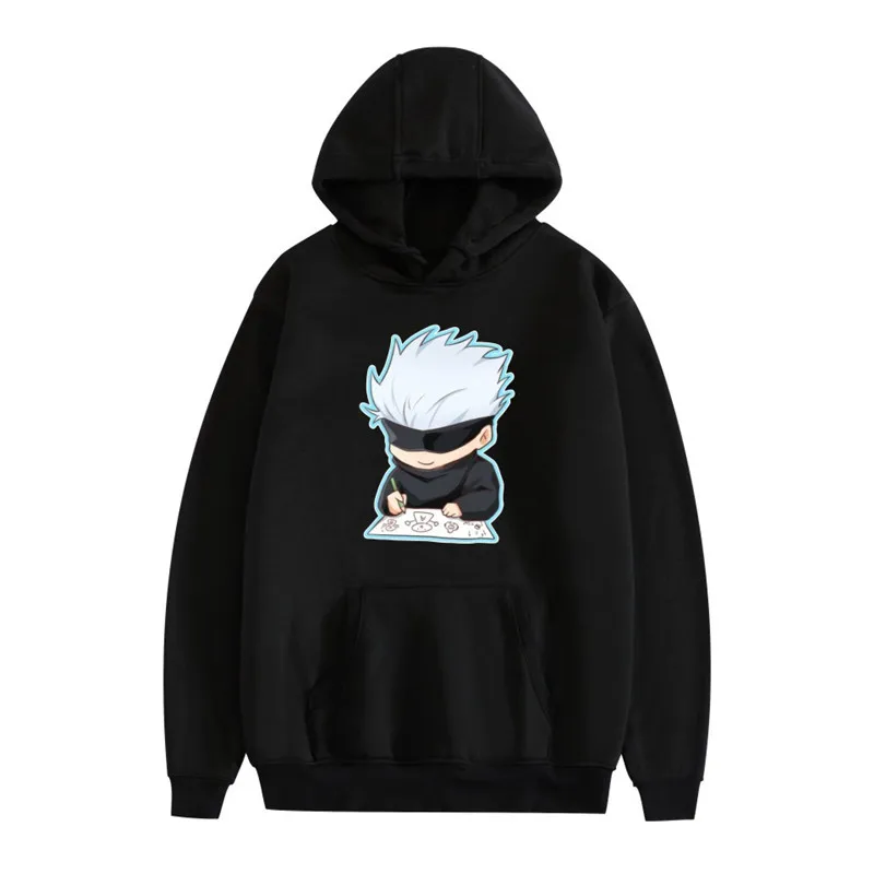 

New Japanese Anime Hoodies Jujutsu Kaisen Graphic Hoodie Winter Warm Cartoon Streetwear Harajuku Yuji Itadori Sweatshirts Unisex