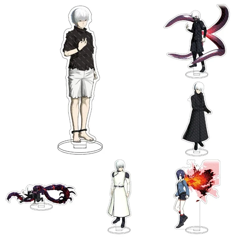 

Tokyo Ghoul Hot Anime Figure Acrylic Stand Model Toy Kaneziki Action Figures Decoration Cosplay Diy Collectible Gifts For Fans