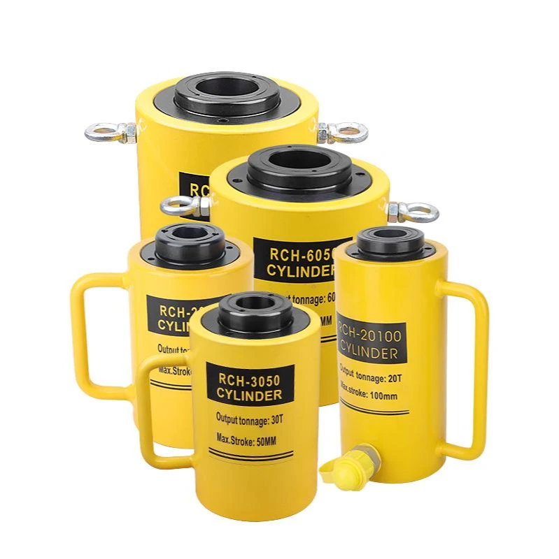 RCH-20T Hollow Hydraulic Jack Cylinder Electric Split 100MM | Инструменты