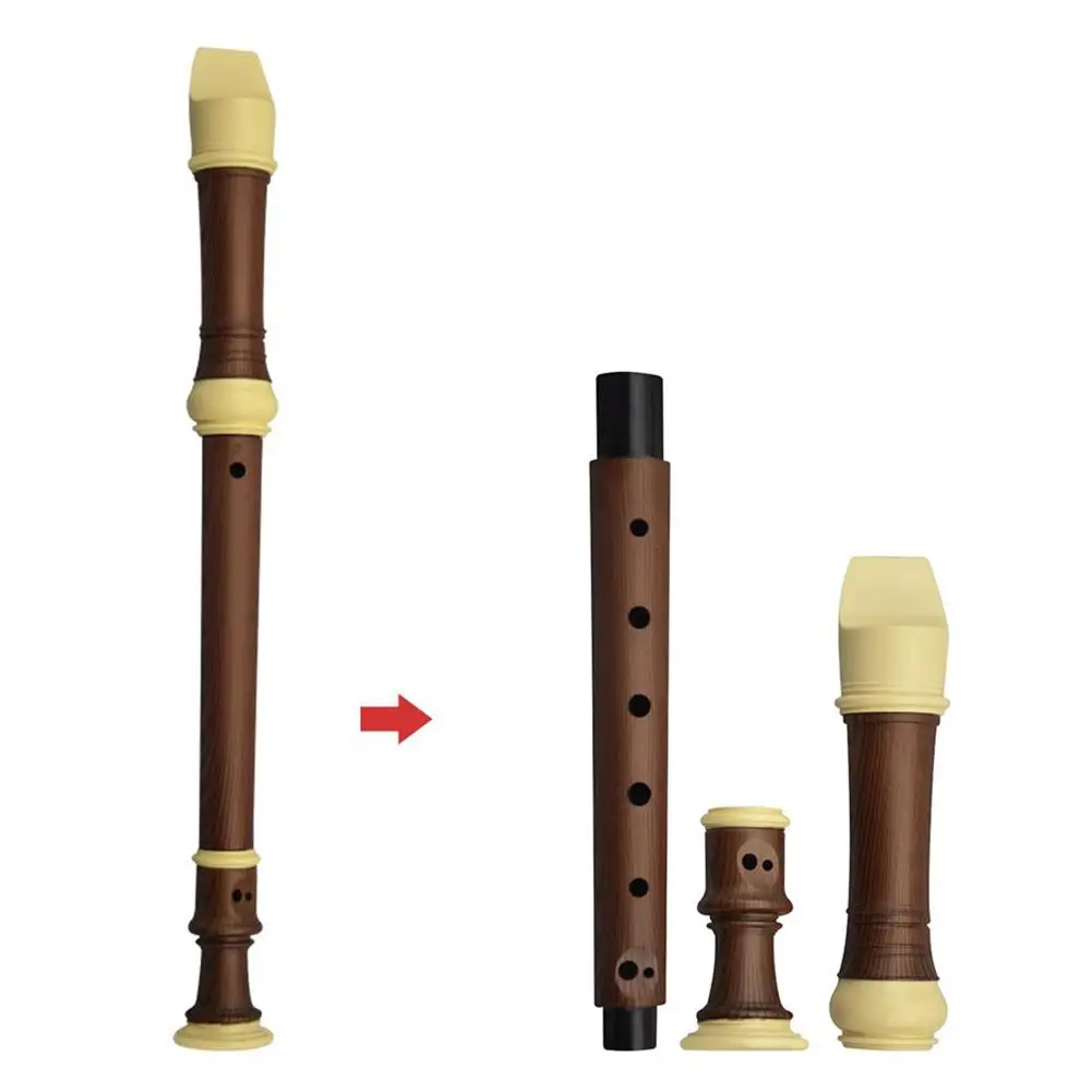Treble wood grain German eight-hole clarinet wooden Professional Sound Easy Adjustable Eight Hole Flute key of C | Спорт и
