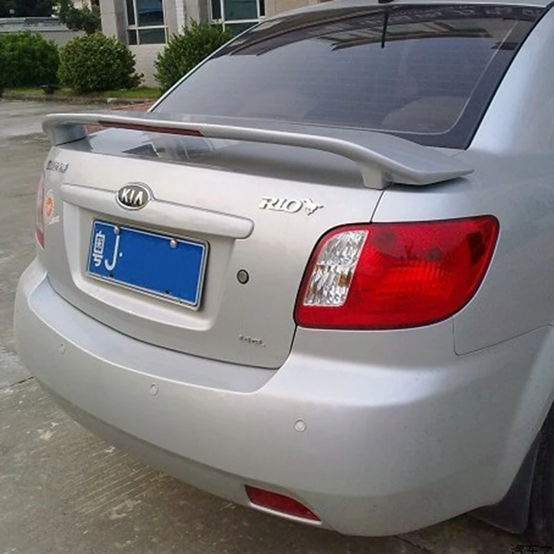 

Высококачественный задний спойлер из АБС-пластика Неокрашенный, подходит для заднего спойлера Rio со светодиодный светильник кой