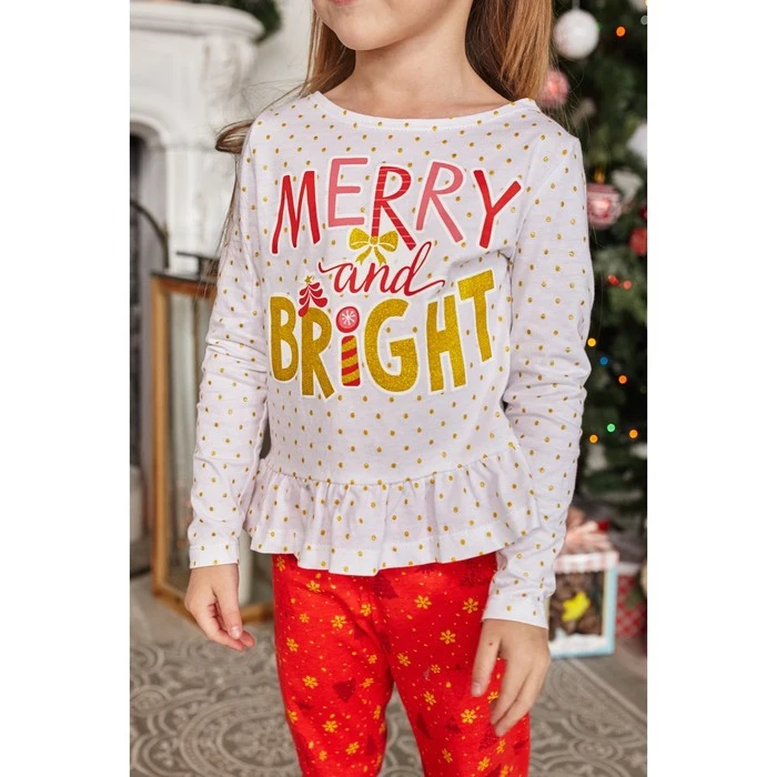 Пижама детская KAFTAN &quotBright" р.36 (134-140) красный/белый 4235750 | Мать и ребенок