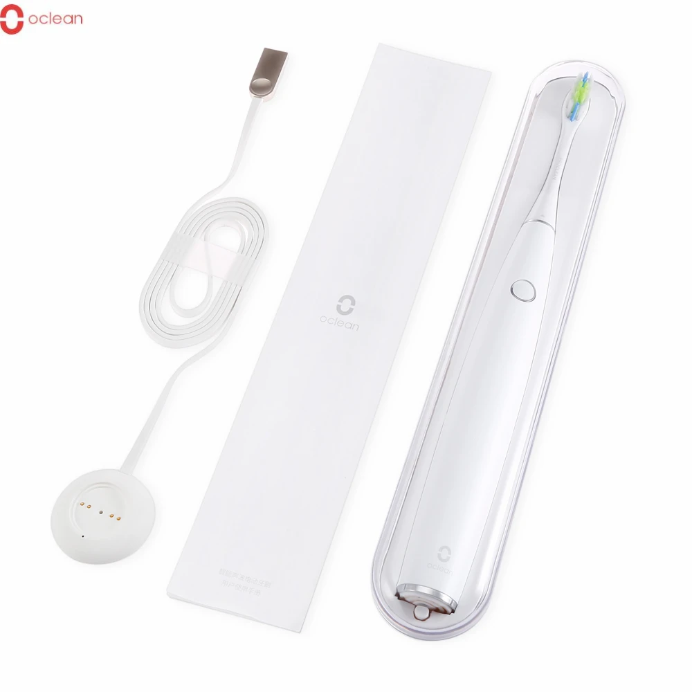 

Oclean One Power Rechargeable Electric Sonic Toothbrush Starter Package with 60 Days Battery Life and Bluetooth Connectivity