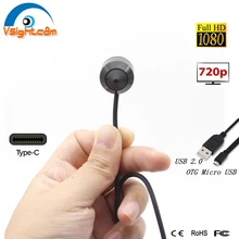 1080P HD Mini Usb Camera 2.0MP 1.0MP CMOS Bullet OTG Micro USB Snake Web Camera  Android Linux Mini USB Security Camera