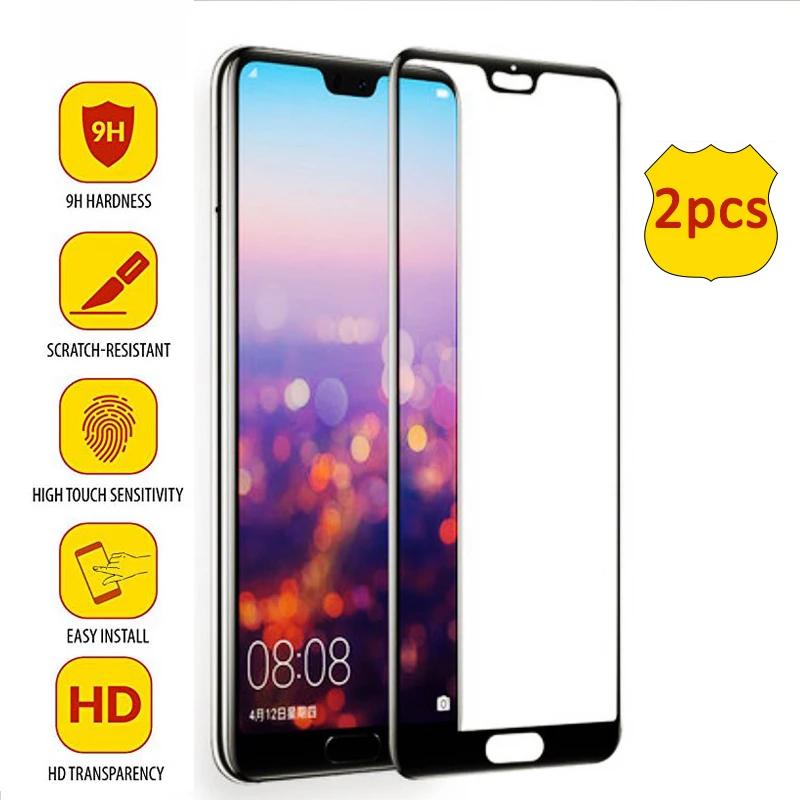 Закаленное стекло для huawei mate 20 lite P20 P30 P Smart 2019 Nova 3 3e 30 psmart plus 2 шт./лот|Защитные
