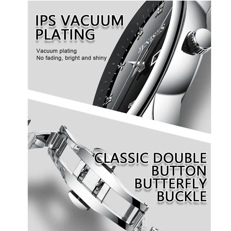 Мужские часы 2019 известный роскошный бренд мужские деловые стальные классические