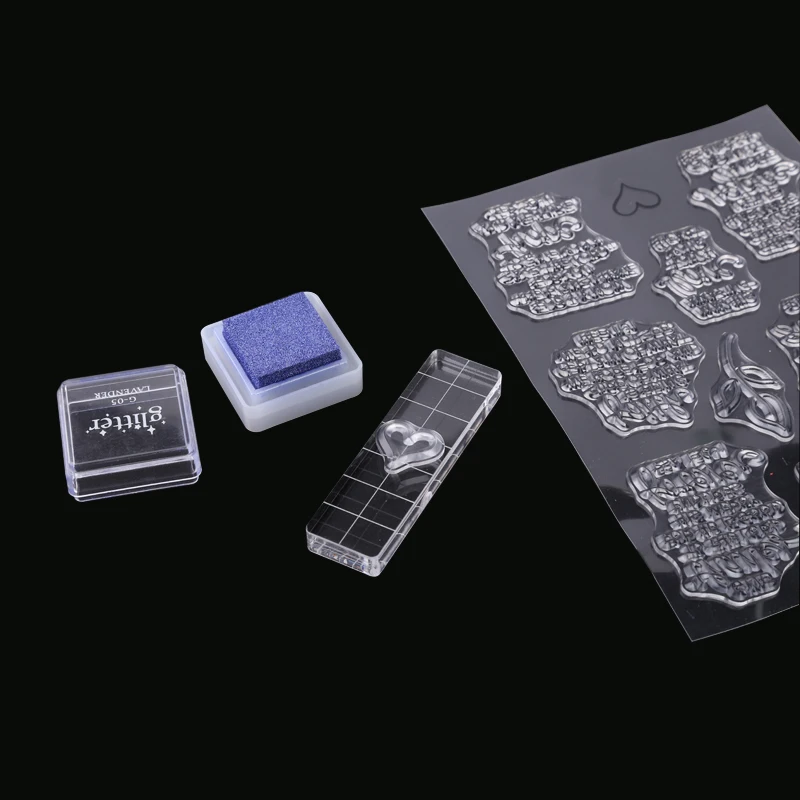 Прозрачный акриловый штамп блок сделай сам силиконовые уплотнения для