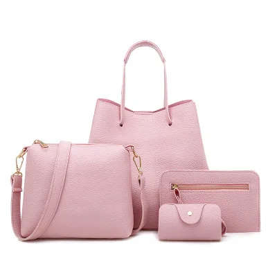 

4 Pcs/set Women Messenger Bags With Tassel New Fashion 5 Color Women Crossbody Bags For Travel Female Shoulder Bags bolso muje