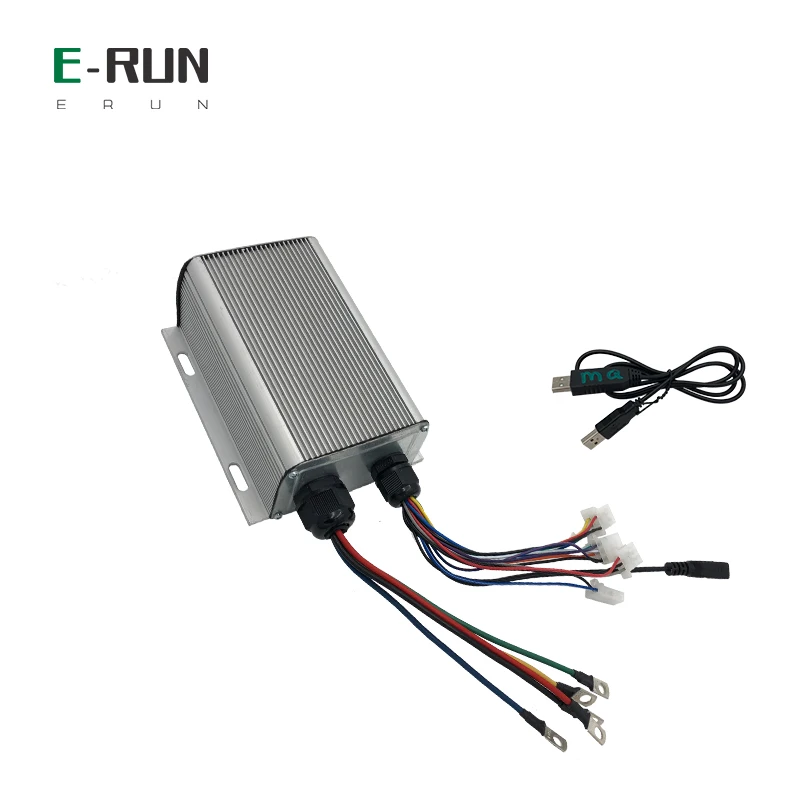 

Unlocked 48V/60V/72V 1000W-1500W SVMC7245 BLDC 120 Phase Angle Motor Controller For Electric Bicycle Scooter