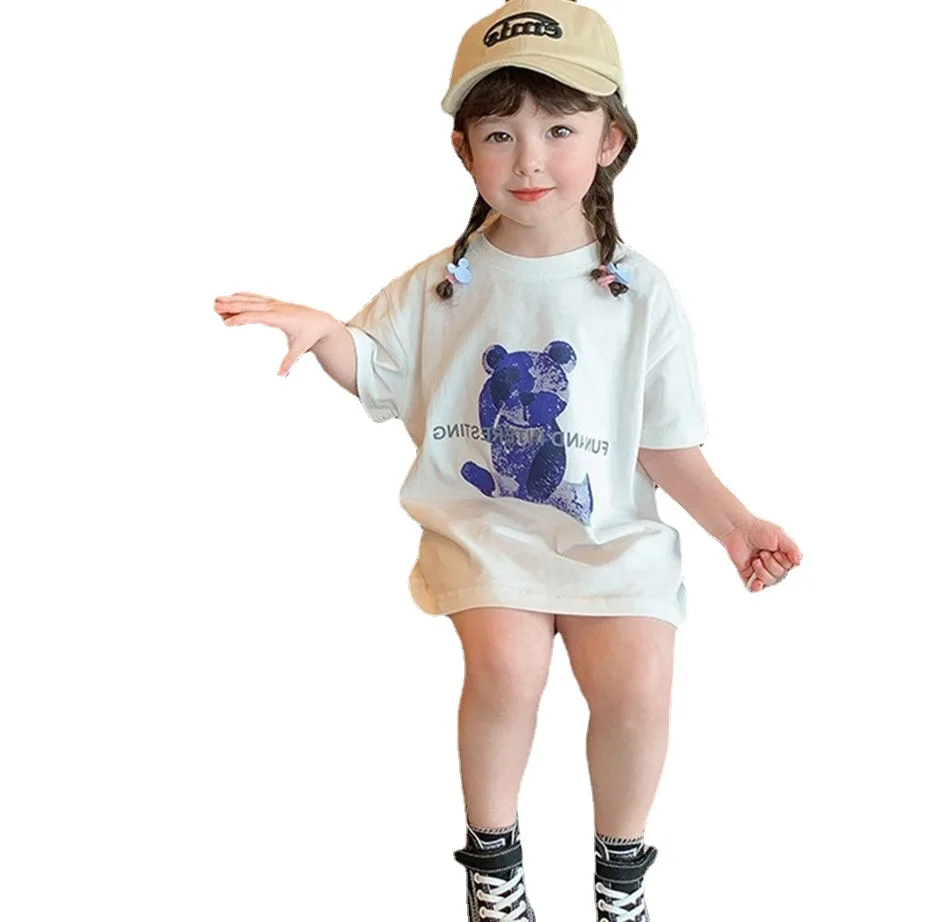 

New 2021 Children Clothing Summer Boys Girls Kids T-shirt Boy Suit Child Short Sleeve Clothes for Kid Dropshipping