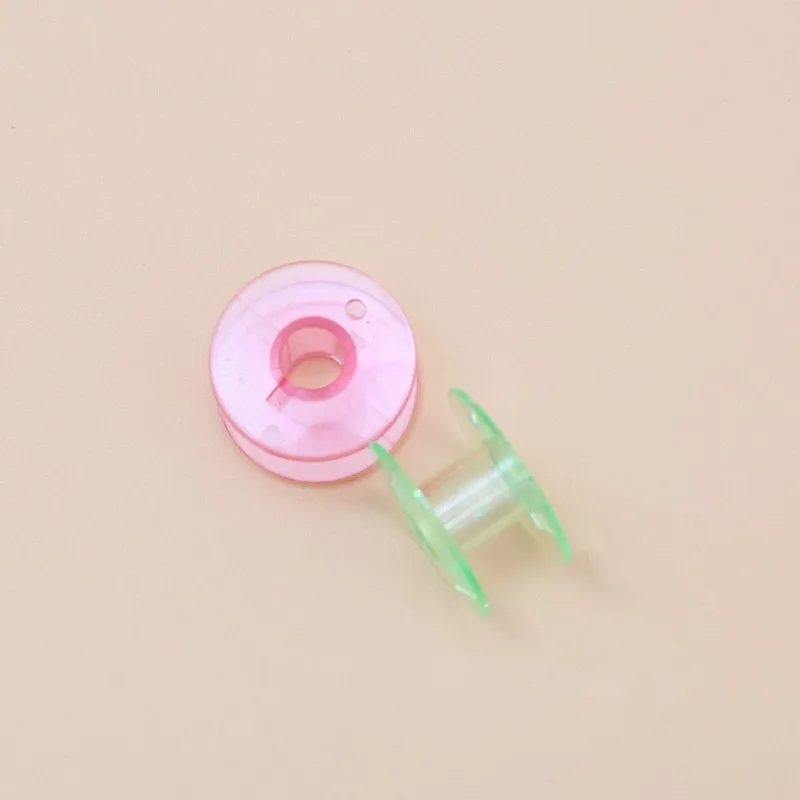 25 шт./компл. набор шпулек яркие пластиковые прозрачные аксессуары для швейной