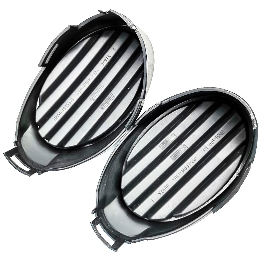 

Fog Light Covers Vent Grille Right + Left Black For Ford Focus 2012-2014