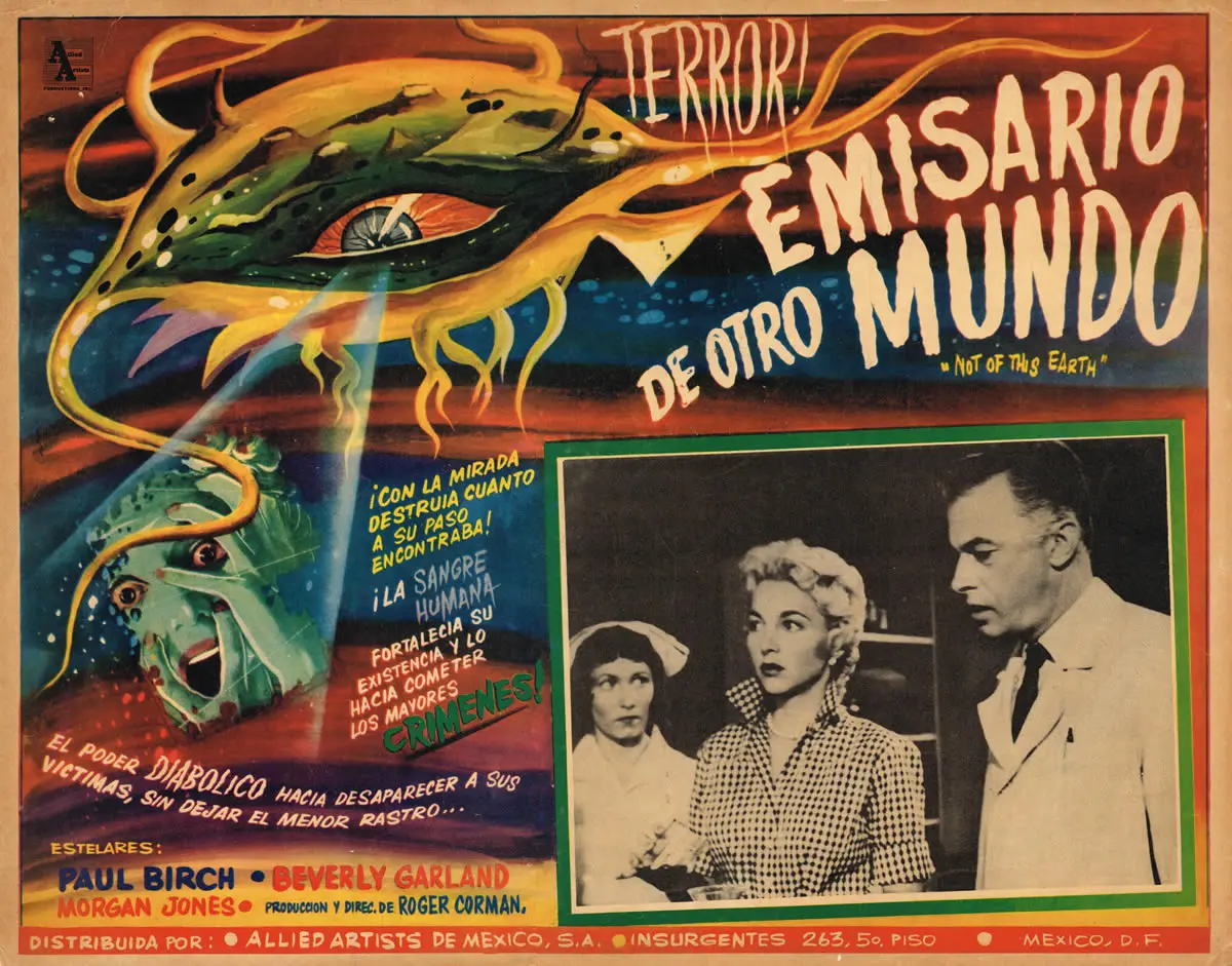 Mexican Lobby Card Phantom Caravan Monsters Sci-Fi Movie Vintage Retro Kraft Poster Canvas Wall Stickers Home Bar Posters | Дом и сад