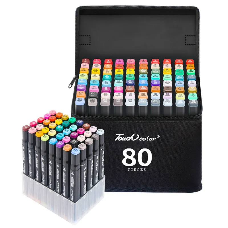 Ручная ручка с мультипликационным принтом для учеников двойной цвет начинающих