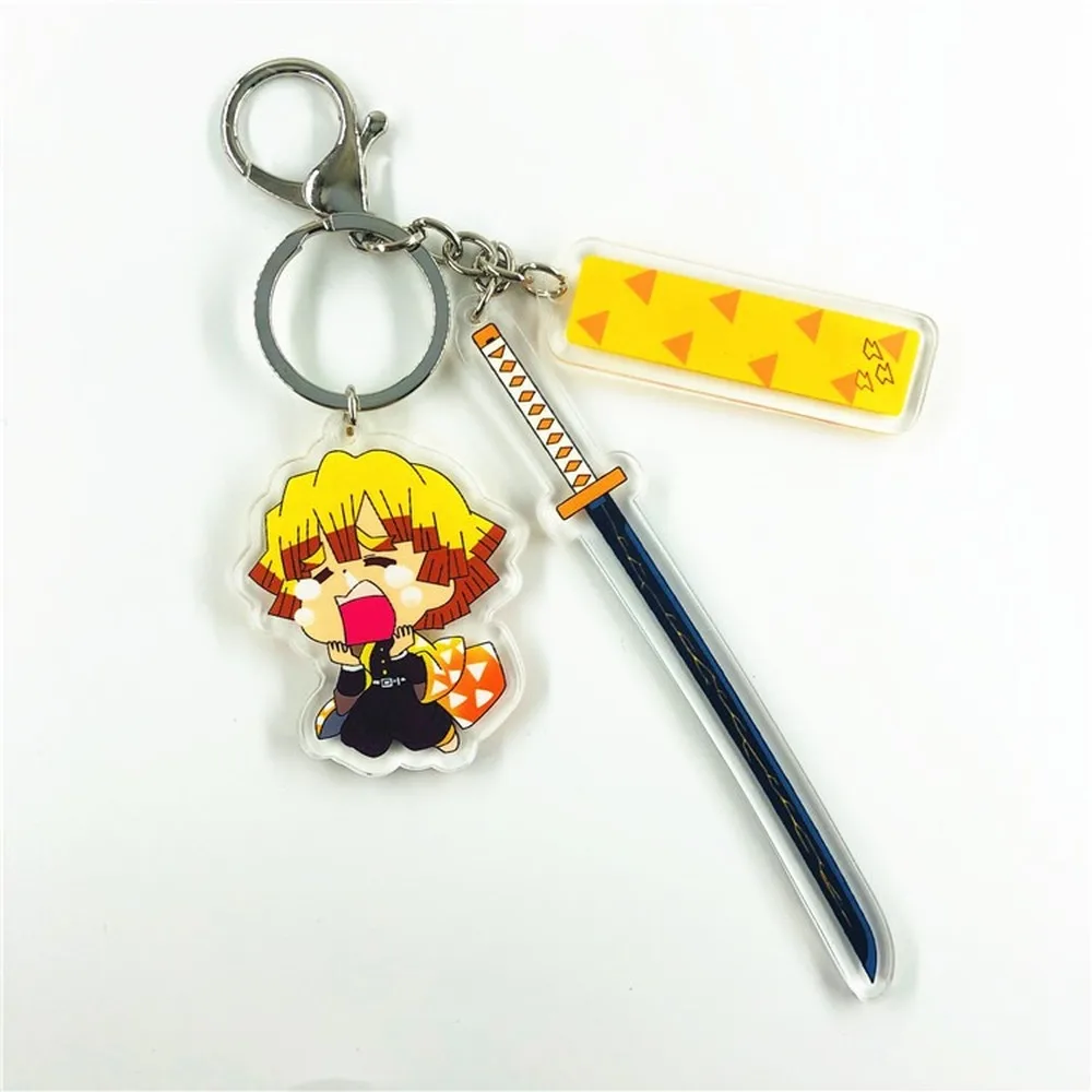

Anime Keychains Demon Slayer Sword Car Accessories Keychain Tanjirou Nezuko Tomioka Kimetsu No Yaiba Acrylic Cute Key Chains
