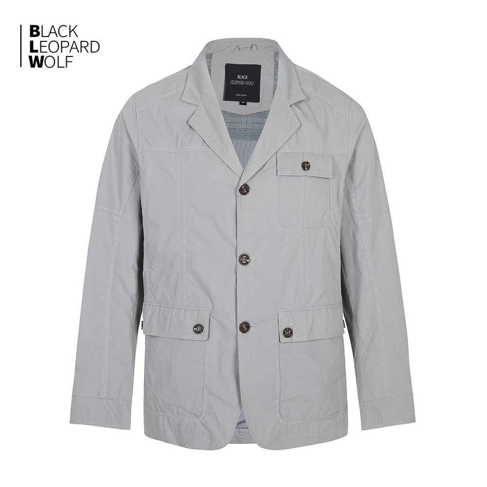 Мужской Блейзер Blackleopardwolf Тонкий Повседневный блейзер для весны и лета 2020 12083 |