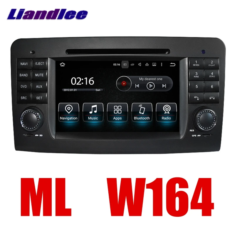 Liandlee автомобильный мультимедийный плеер NAVI для Mercedes Benz M ML Class W164 2005 ~ 2012 сенсорный