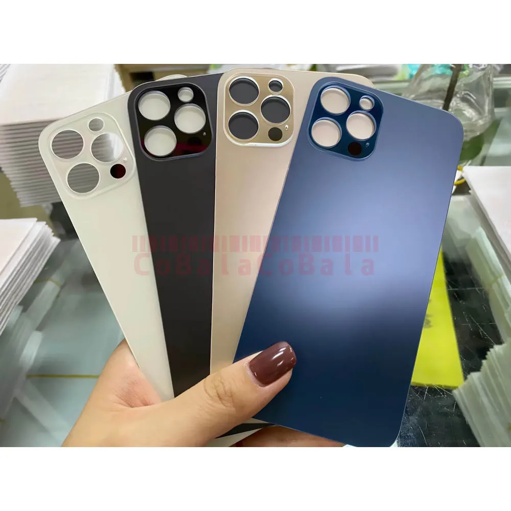

10Pcs (Big Large Camera Hole) Back Glass For iPhone 8 X Plus XS XR Max SE 2020 11 12 Mini Pro 13 Battery Cover Rear Door Housing