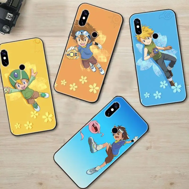 

Digimon Adventure Phone Case For Xiaomi 8 9 Se 10 10pro Note 2 3 10 MIX2 S MAX2 3 F1 5X