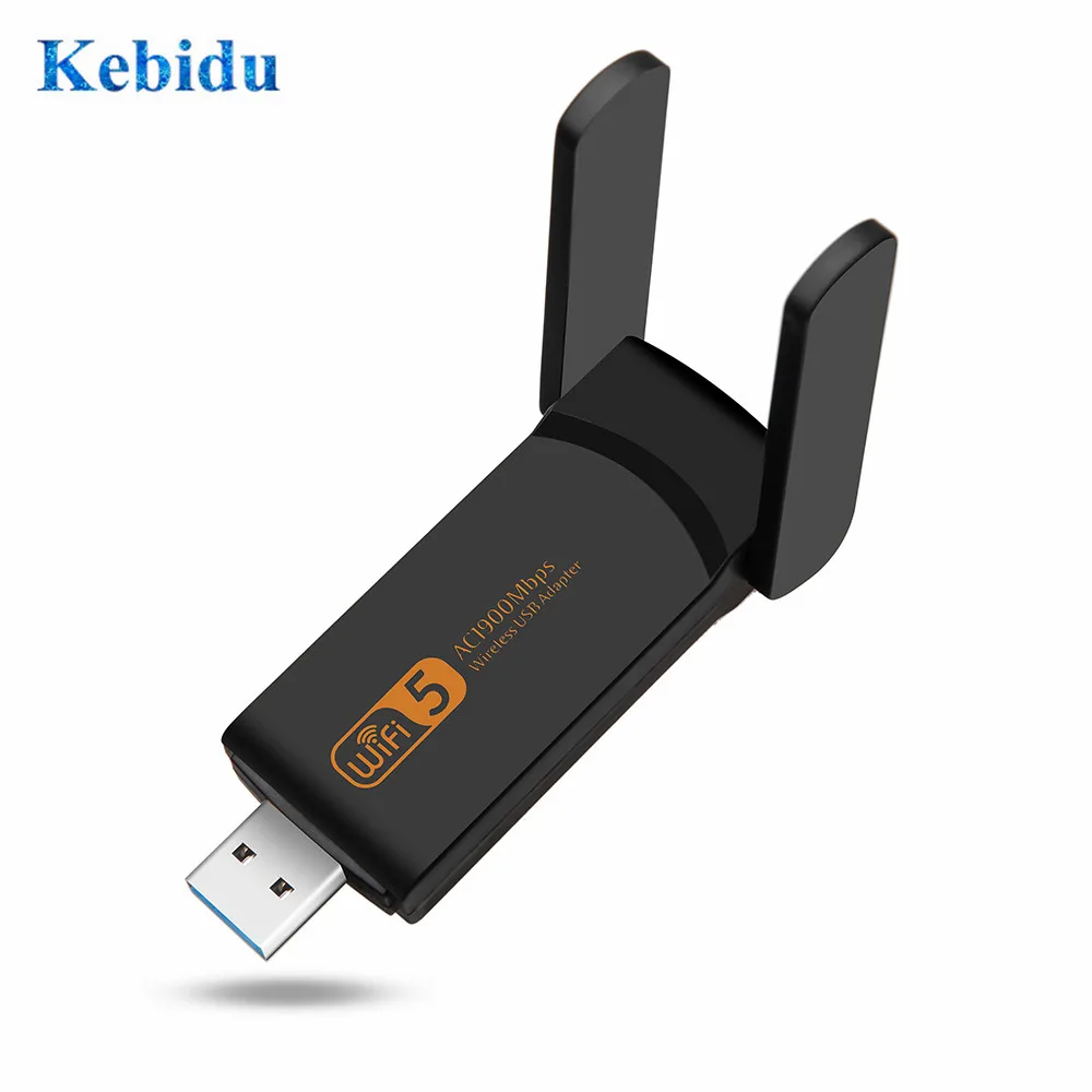 Usb Wi-Fi адаптер KEBIDU 1900 Мбит/с двухдиапазонный Wifi ресивер 2 4 ГГц 5 0 внешняя
