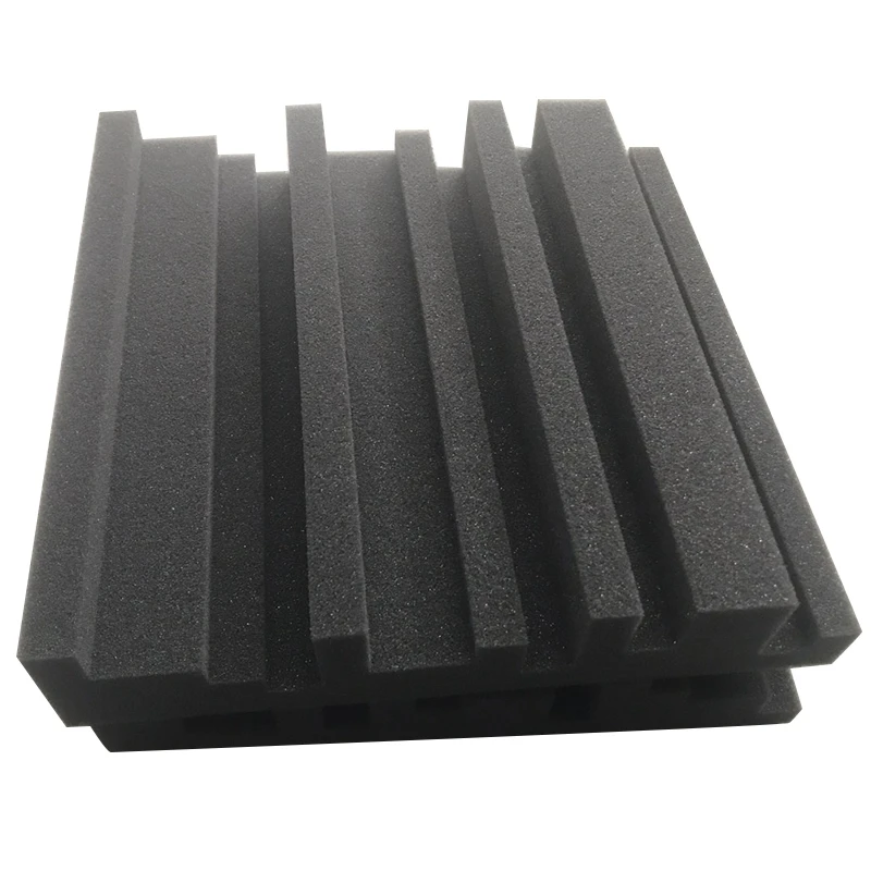 24Pcs Studio Acoustic Foam Panels Sound Absorbing KTV Noise Absorption Tile Wedge Proofing Wall Promotion | Строительство и