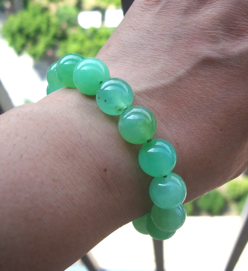 Бесплатная доставка натуральный Австралийский хризопраз круглые бусины 12 5 мм