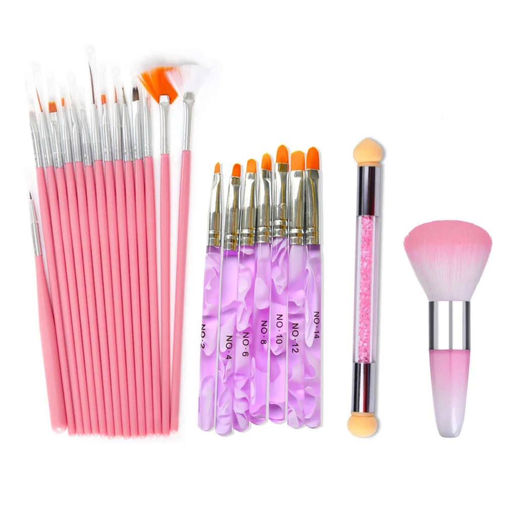 Набор кистей для рисования с УФ гелем Bittb Маникюрный Инструмент