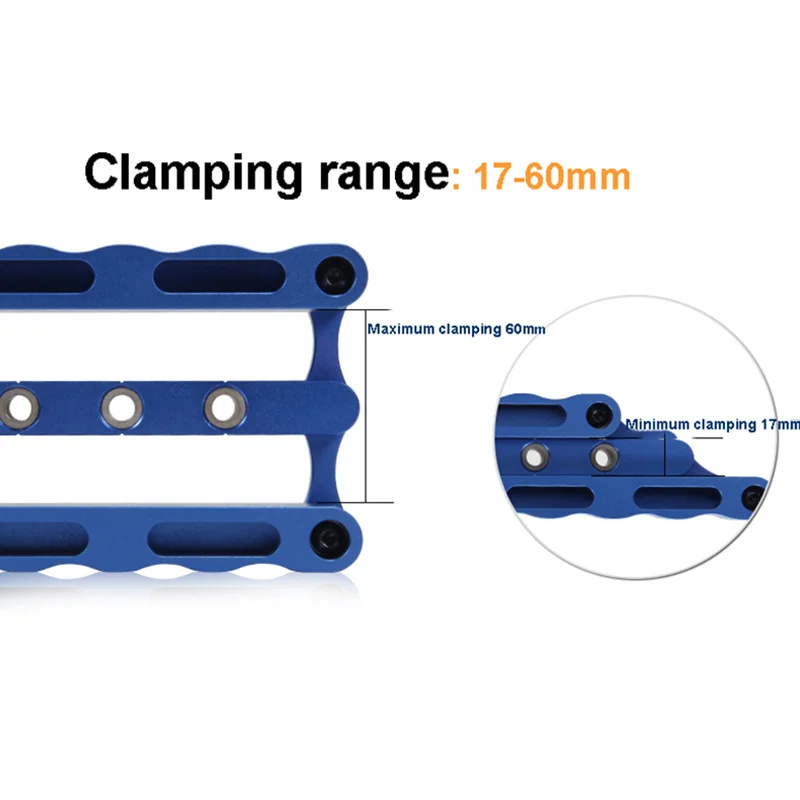 Красный круглый деревянный манипулятор 6/8/10 мм с вертикальной шкалой|сверлильные