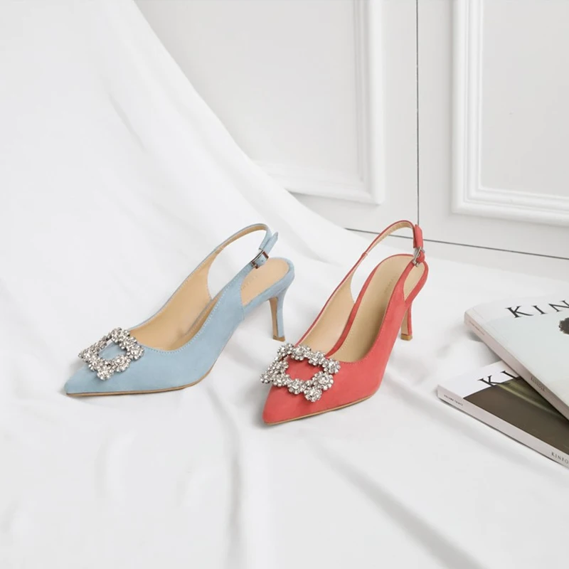 2020 женские босоножки на высоком каблуке для повседневной носки стразы туфли