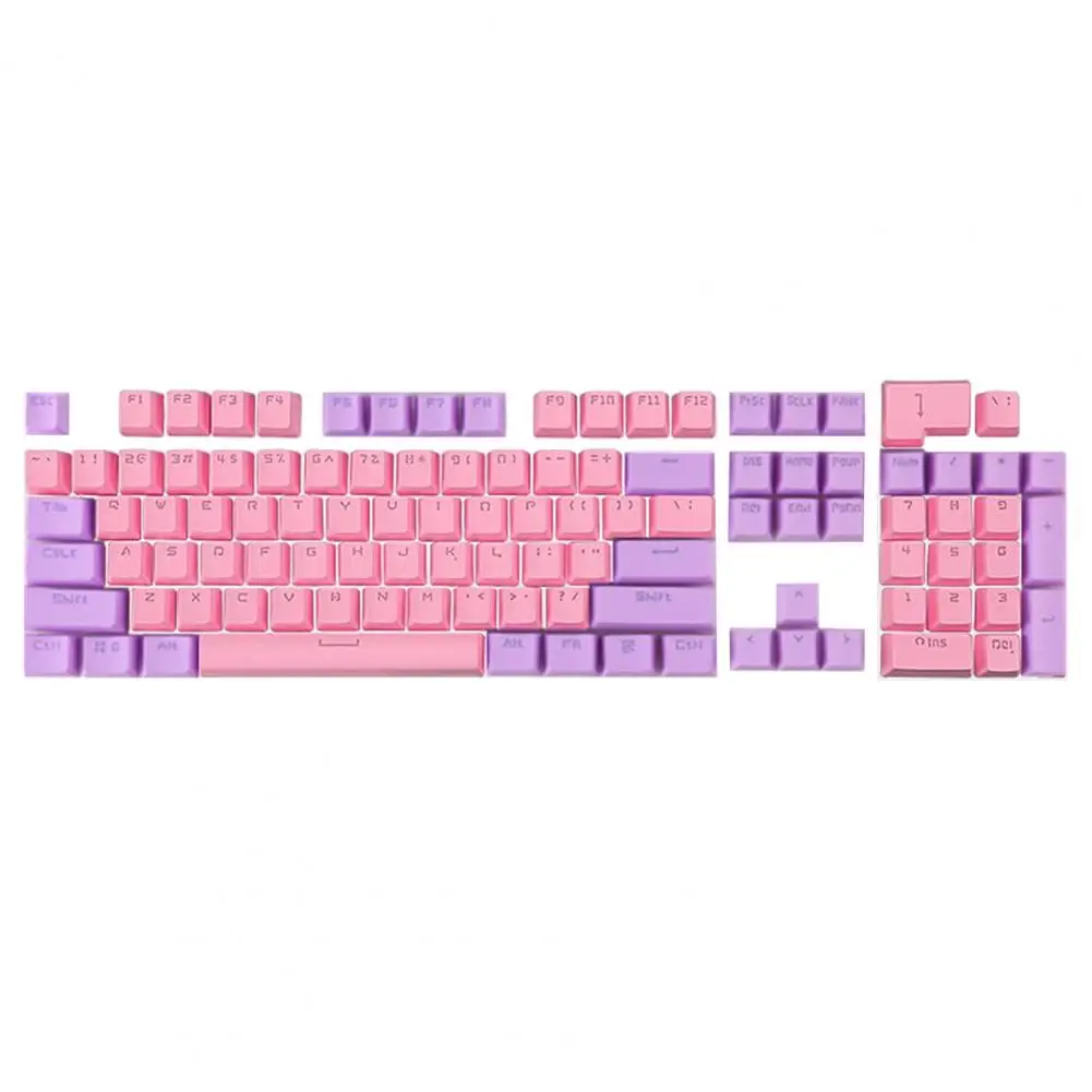 

Newest 104Pcs Dual Colors Backlight Keycaps Replacement Kit Accessory for Cherry/Kailh/Gateron/Outemu Switch Mechanical Keyboard