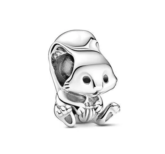 Authentic 925 Sterling Silver Smooth Cute Isa The Star Charm Beads Fit Pandora Bracelet &amp Necklace Jewelry | Украшения и