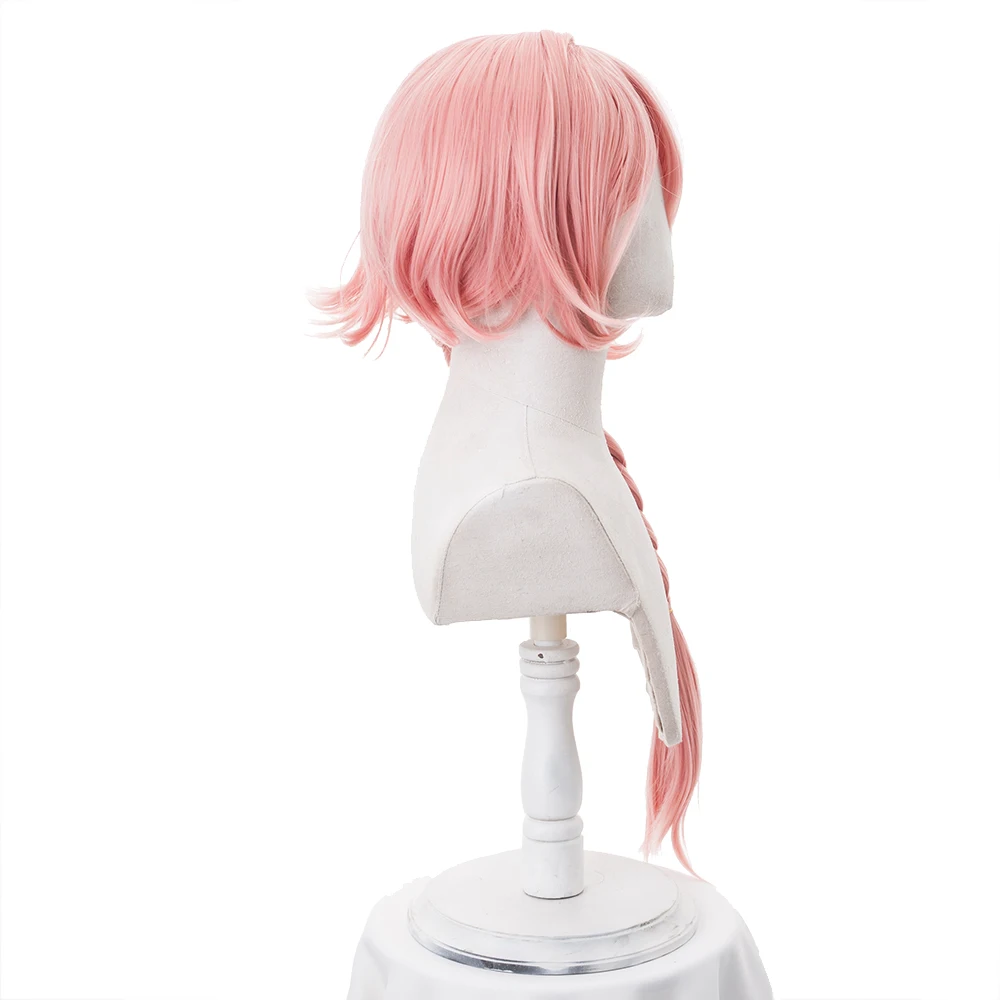 Парик для косплея Fate Apocryph Astolfo термостойкие синтетические волосы розового и