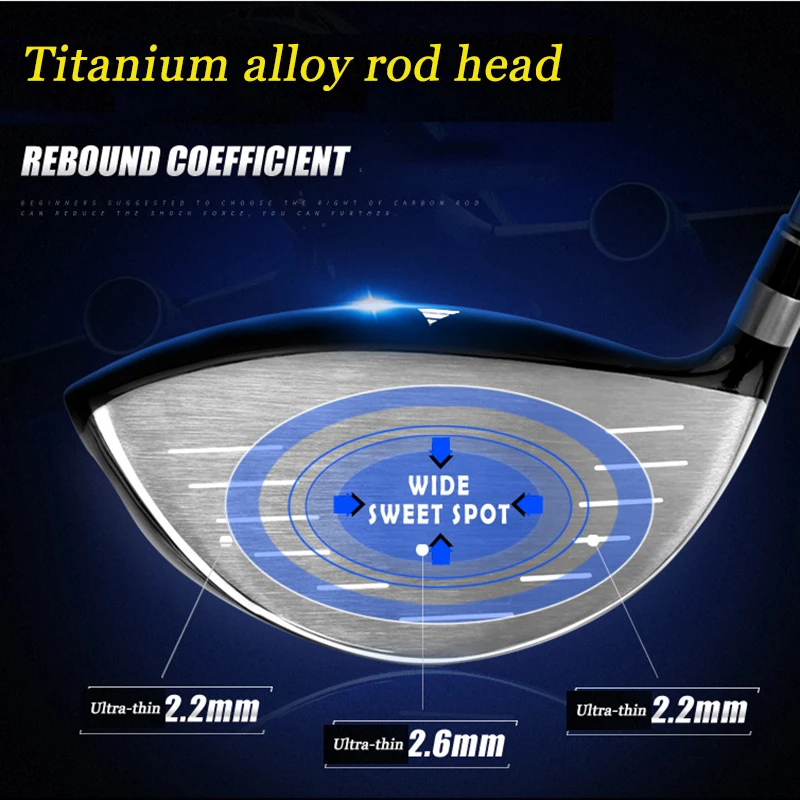 Crestgolf профессиональный Мужской Гольф 1 # драйвер 45 дюймов клюшки для гольфа из