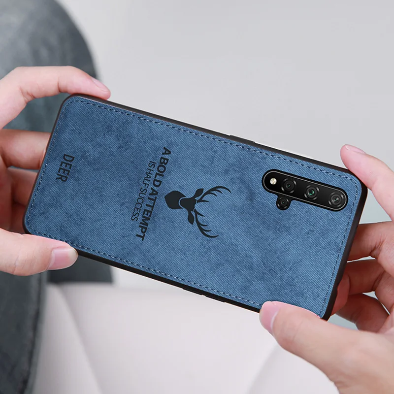 Shockproof Deer Cloth Case for Huawei Nova 5 5i 3 3i P20 Lite P30 Pro Mate 10 20 X 2 2s Plus P9 P10 Mate8 |
